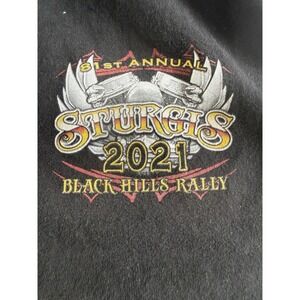 Sturgis 2021 Black Hills Rally South Dakota Men's Black Sleeveless T-Shirt Large